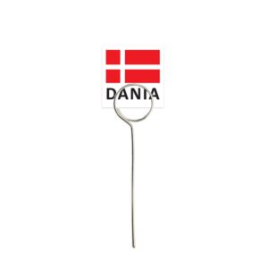 Flaga laminowana DANIA + szpilki - 20 szt.