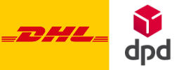 Logo DHL i DPD