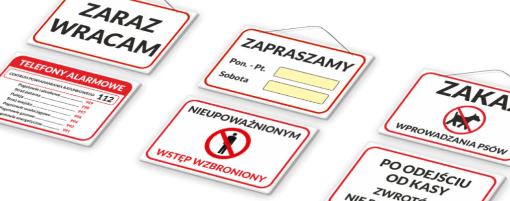 Baner do instrukcji i poradnika 7 kreatywnych zastosowań tabliczek laminowanych